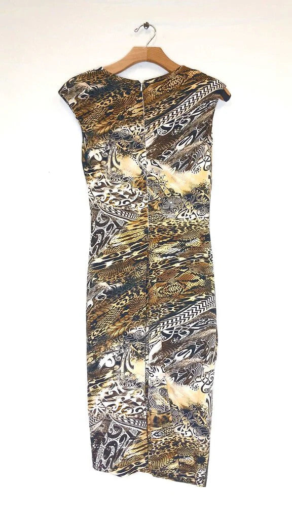 Cache Short Sleeve Patterned Dress