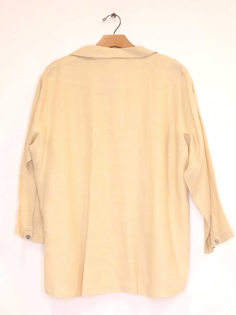 Chicos Long Sleeve Button Up With Collar