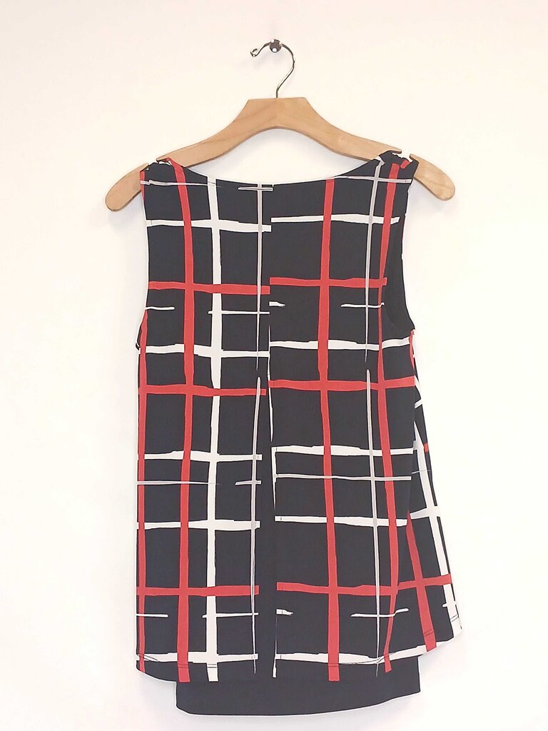 Alfani Sleeveless Patterned Blouse