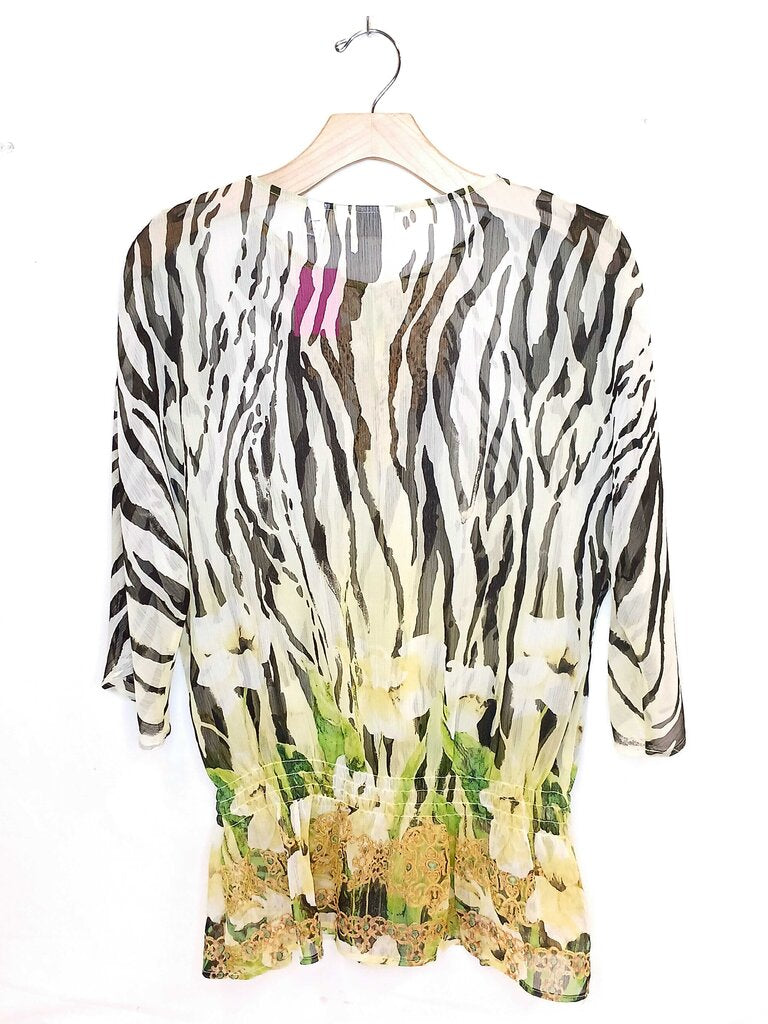 Chicos Short Sleeve Top