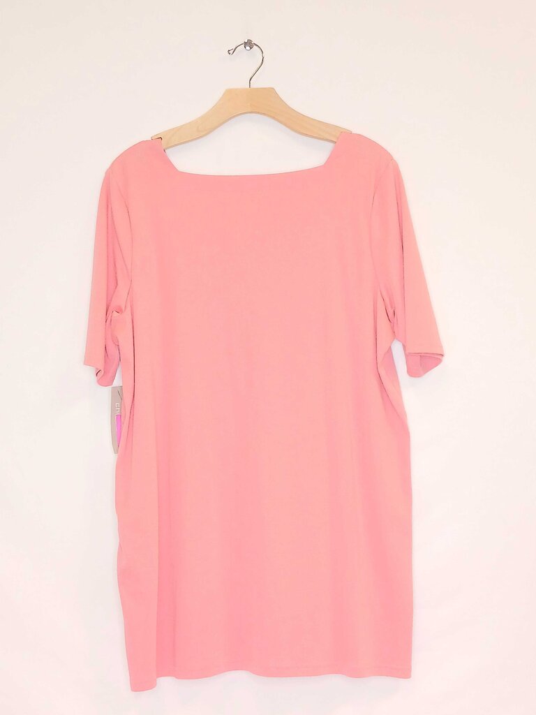 Chicos Square Neck Short Sleeve Top