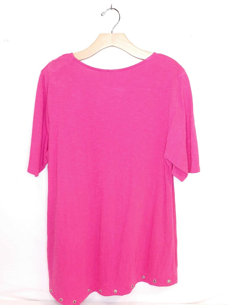 Chicos 3/4 Flutter Sleeve Top