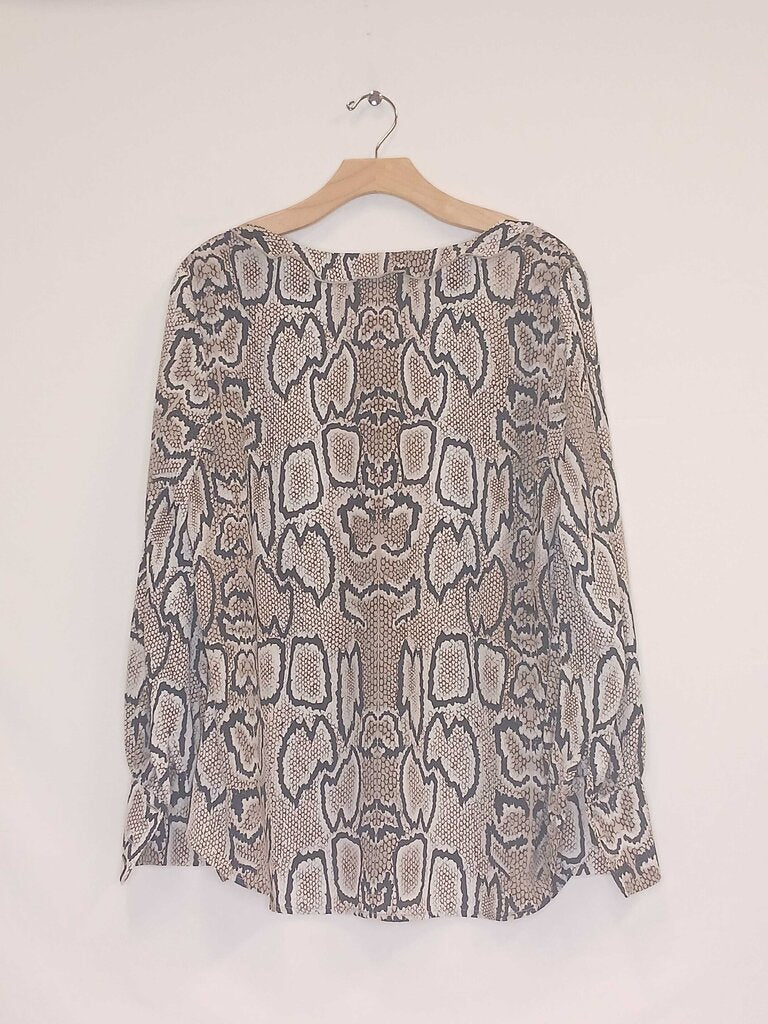 Cabi Snake Skin Print Top