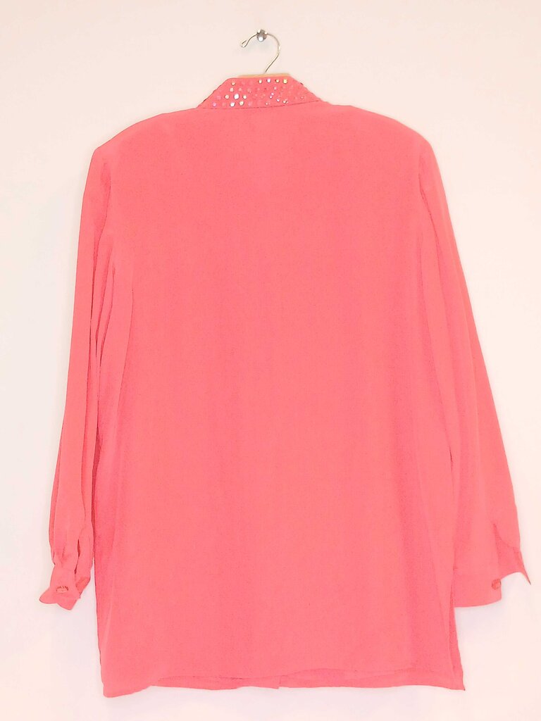 Diane Gilman Long Sleeve Sequence Button Down