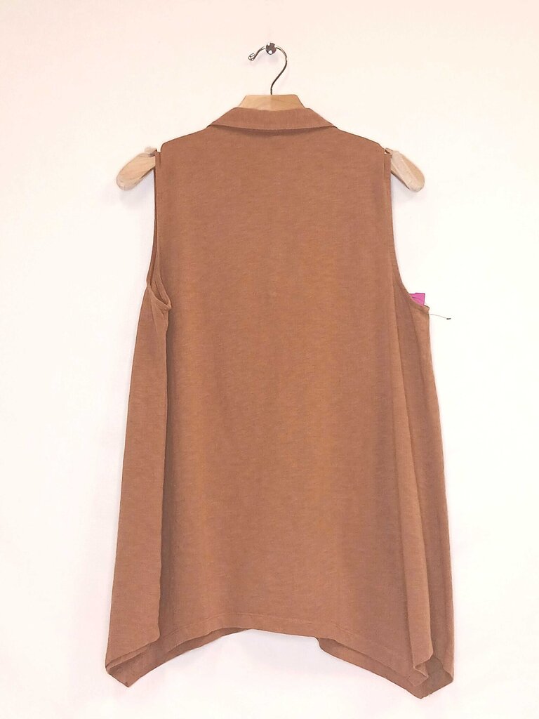Soft Surroundings Sleeveless Button Up Top