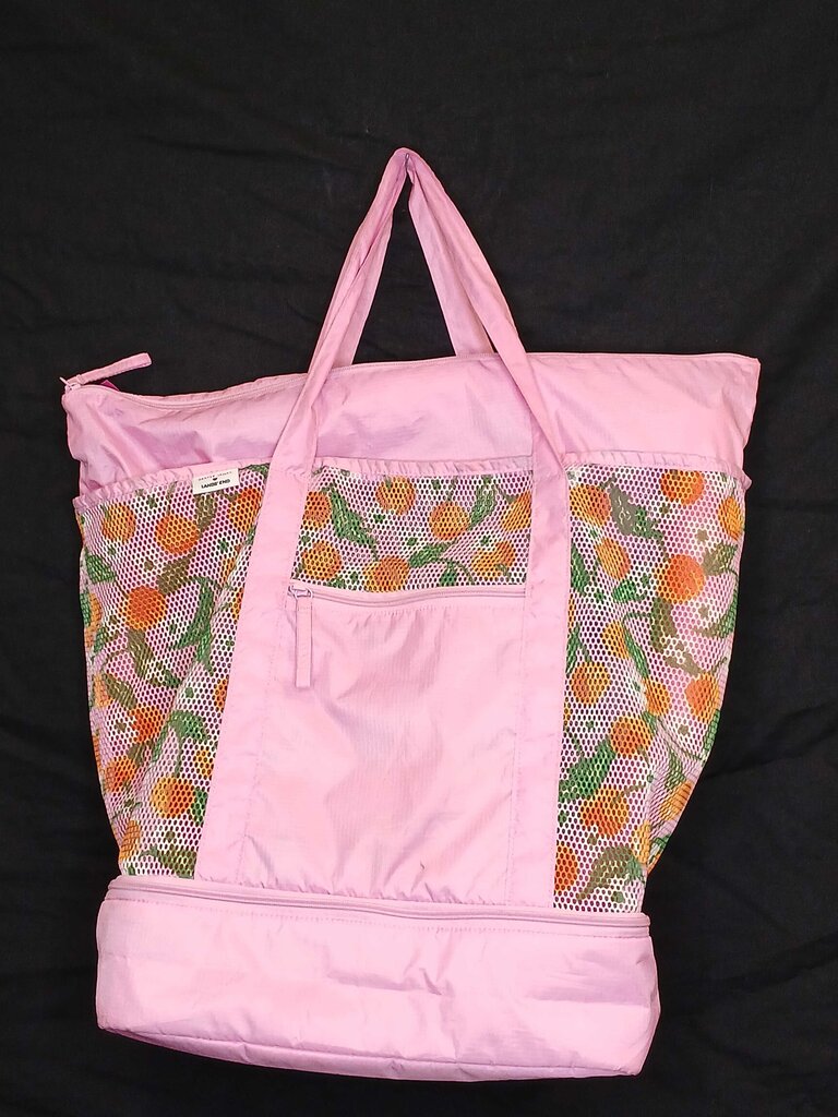 Lands End/Draper James Fish Net Water Proof Bag With Oranges