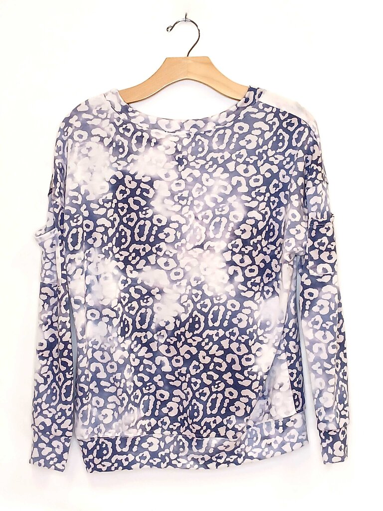 Ariella Long Sleeve Cheetah Print Top