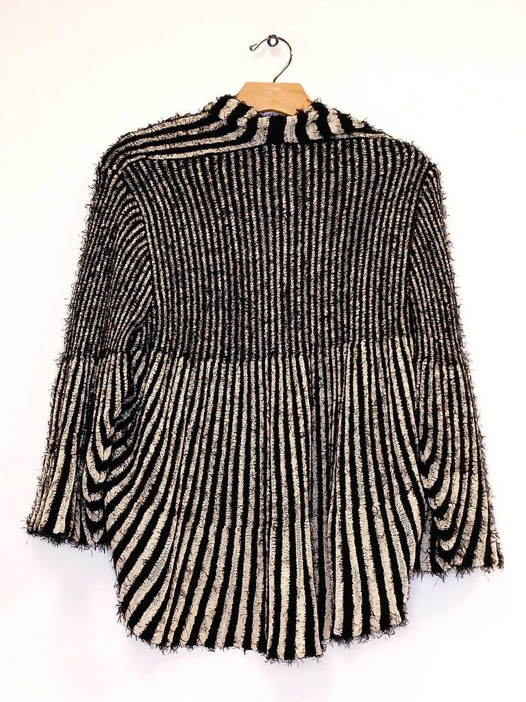 Chicos Striped Knitted Cardigan