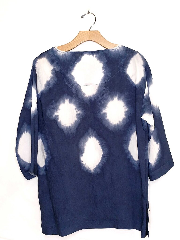 Ali Miles Spotted Short Sleeve Top