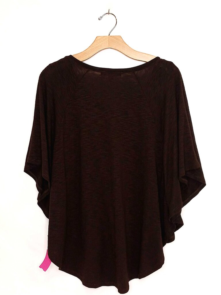 Ellen Tracy Short Sleeve Beaded Top