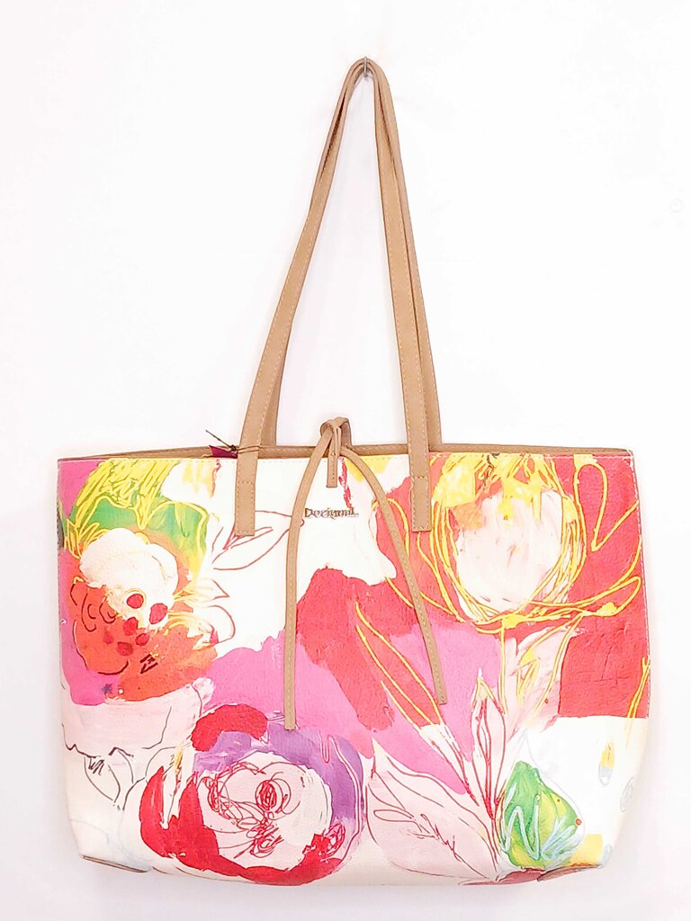 Desigual Reversible Magic Flower Seattle Tote Bag