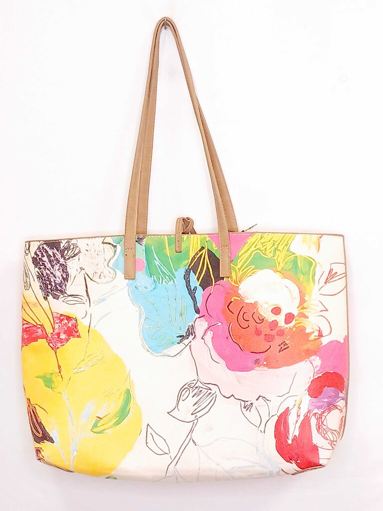 Desigual Reversible Magic Flower Seattle Tote Bag
