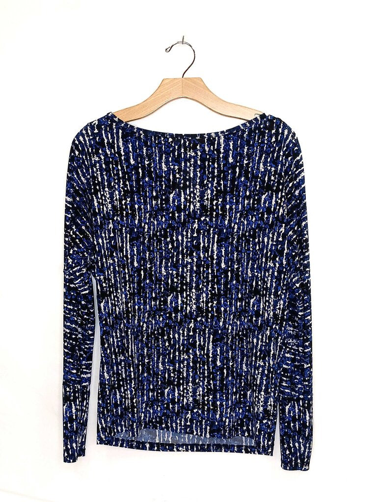 Micheal Kors Long Sleeve Patterned Blouse