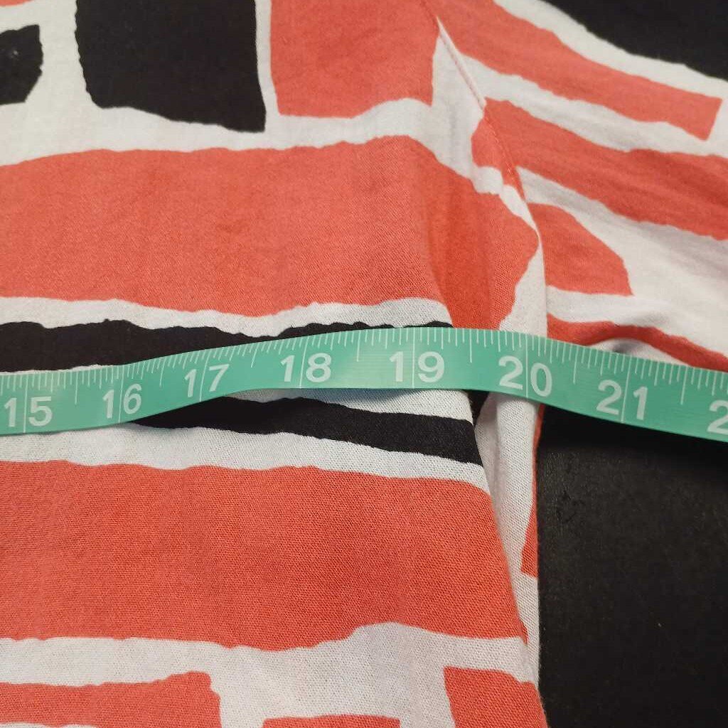 Ali Miles Patterned Long Sleeve Button Down