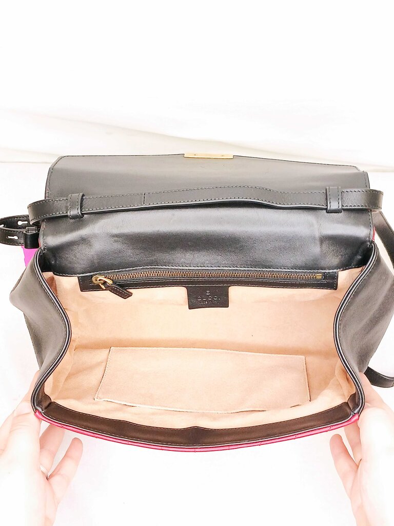 Gucci Queen Margaret Top Handle Quilted Leather Bag