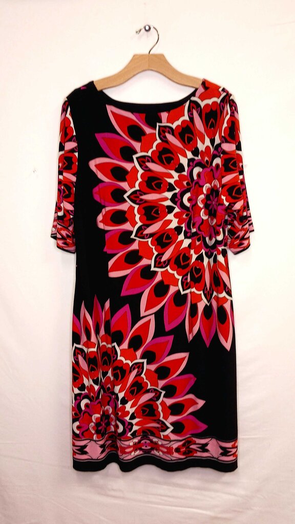 Patterened Short Sleeve Dress