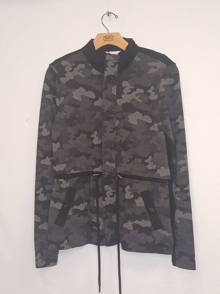 Cabi Camo Long Sleeve Zip Up + Pants