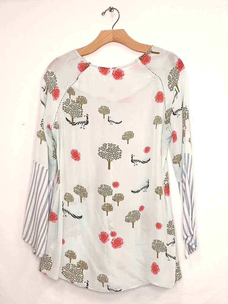 Benares Long Sleeve Floral Blouse