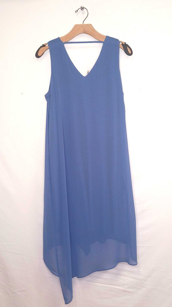 Chicos Sleeveless V Neck Mid Length Flowy Dress