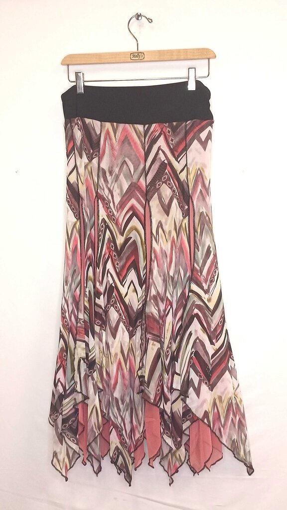 Athena Marie Patterned Ankle Length Skirt