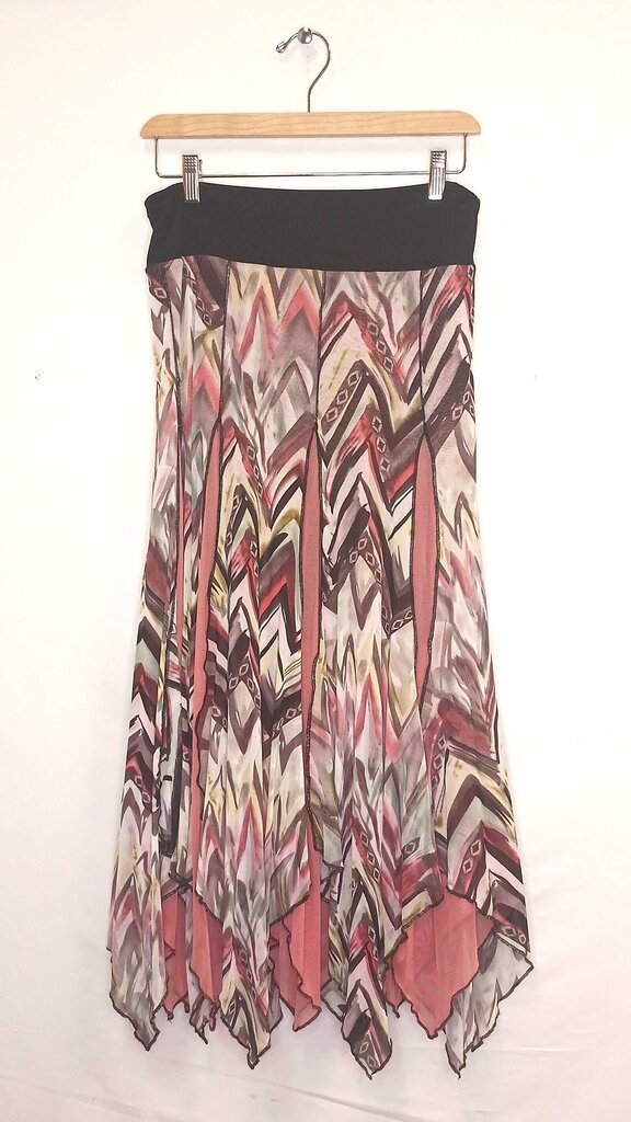 Athena Marie Patterned Ankle Length Skirt