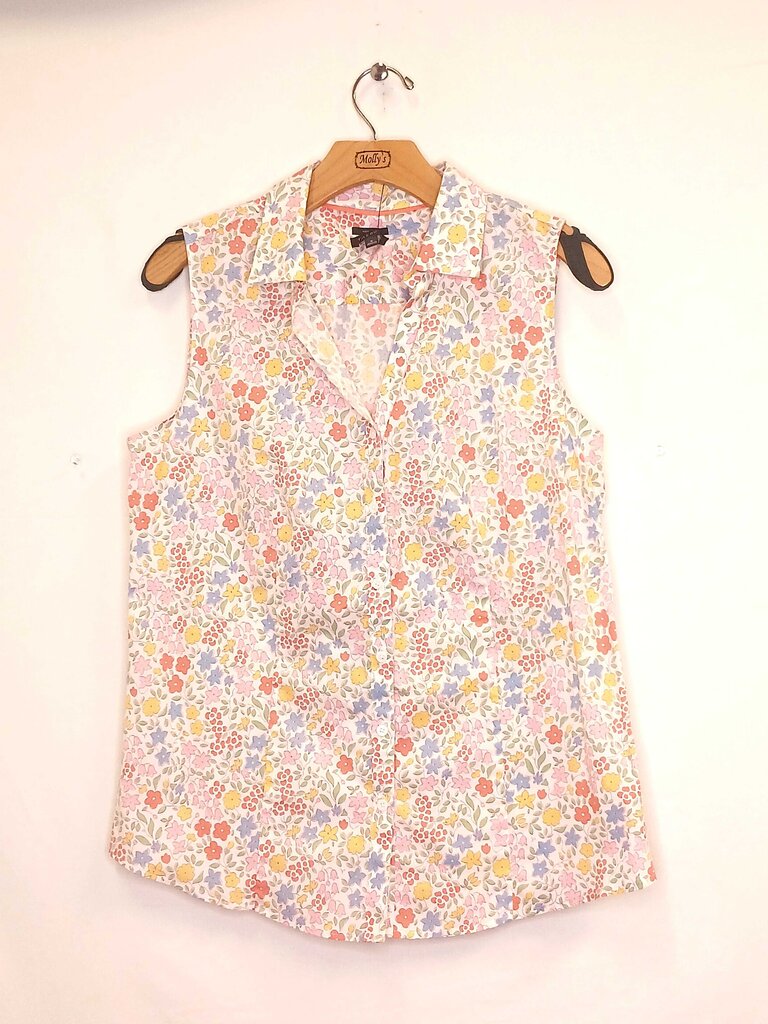 Floral Short Sleeve Button Up