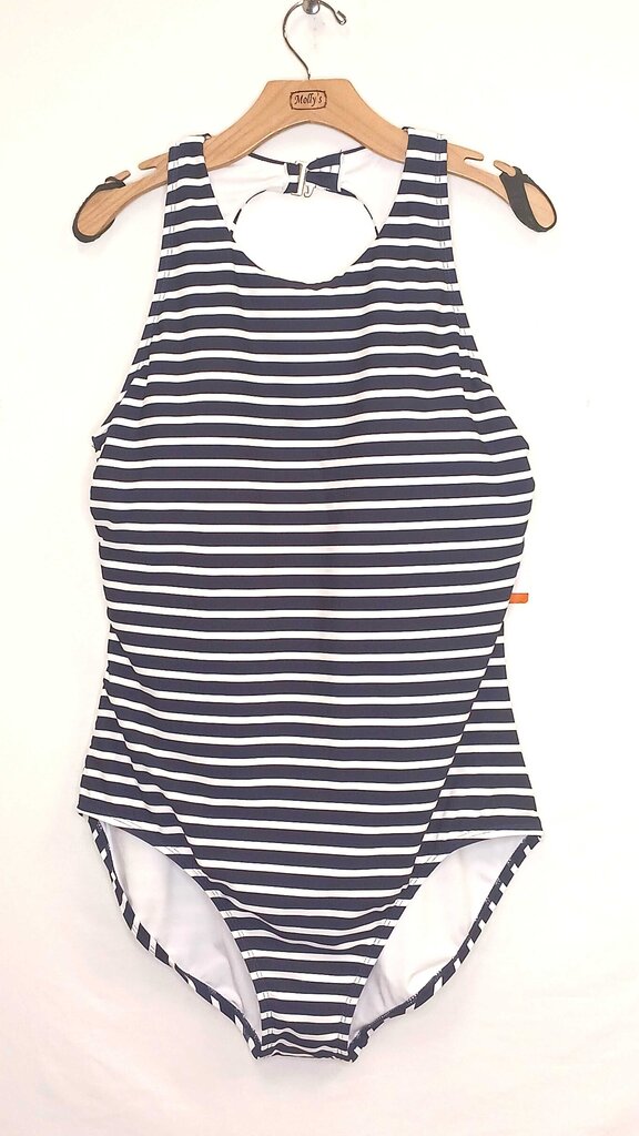 Lands End Stripped Swim Suit