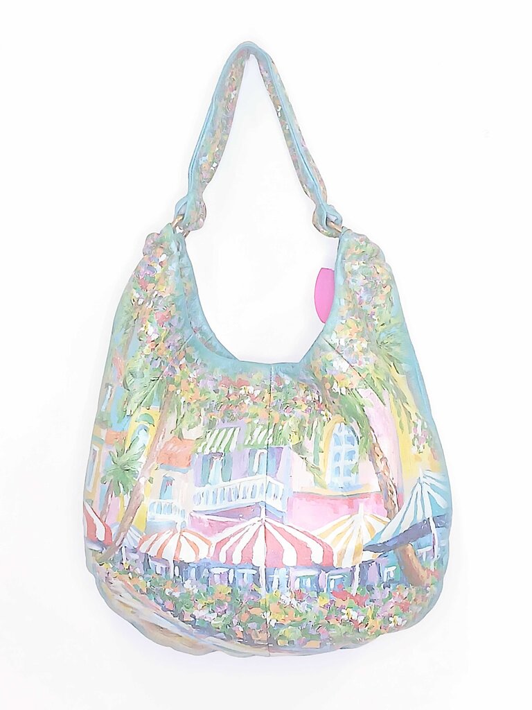 Icon Painted Leather Handbag