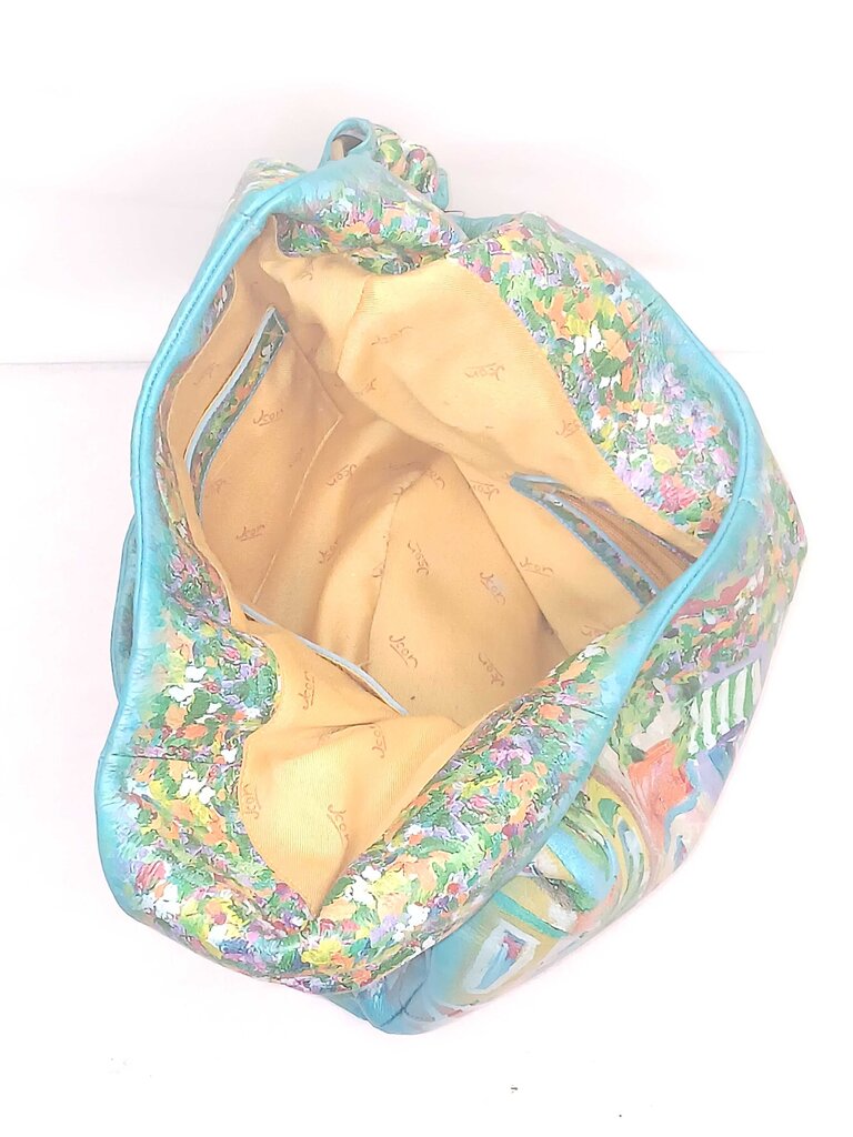 Icon Painted Leather Handbag