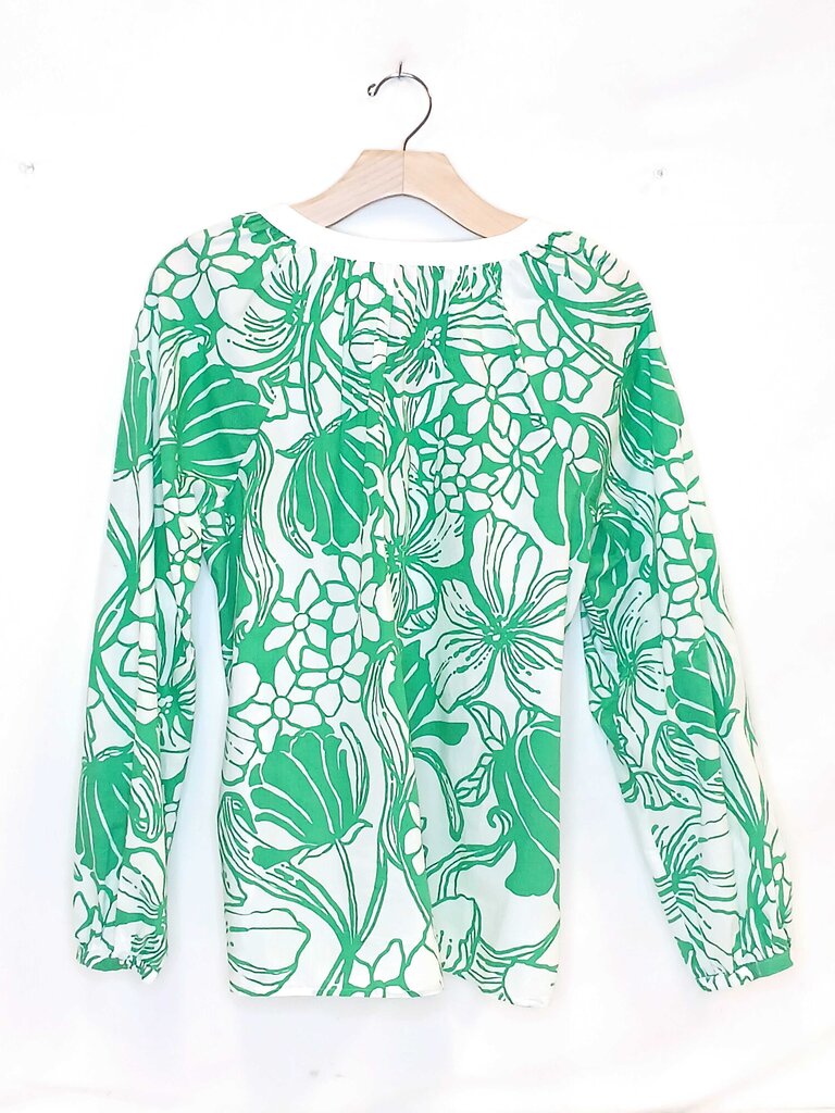 Lilly Pulitizer Patterned Flowy Blouse