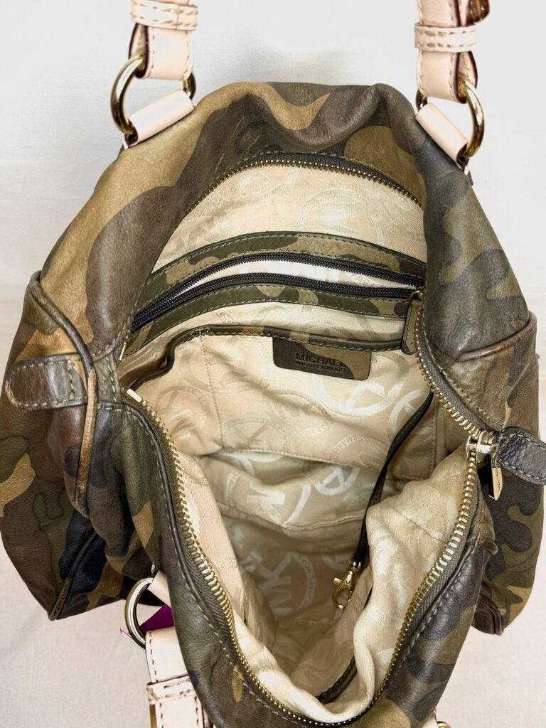 Micheal Kors RARE Grayson Camouflage Leather Satchel
