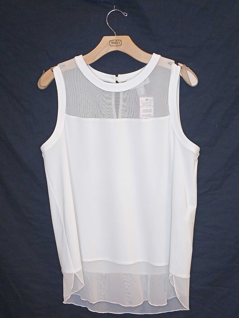 Joseph Ribkoff Sleeveless Semi Mesh Top