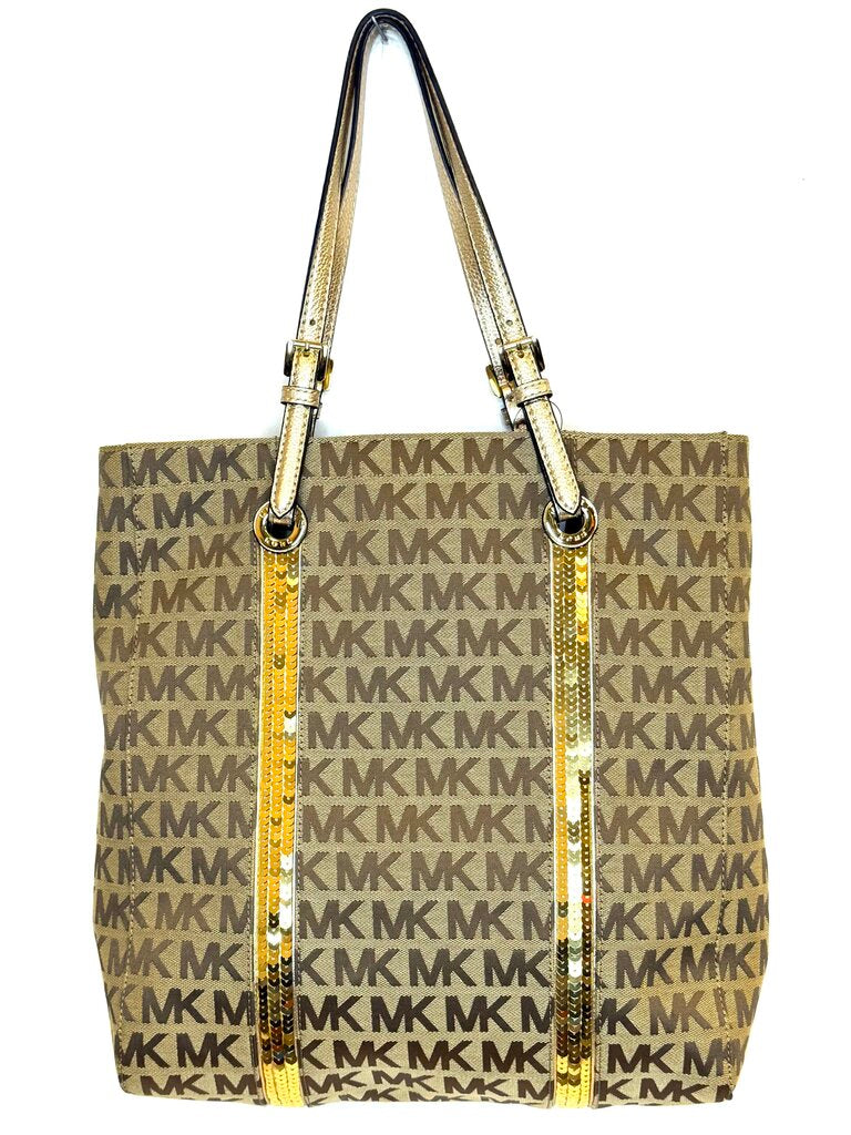 Michael Kors Sequin Stripes Tote