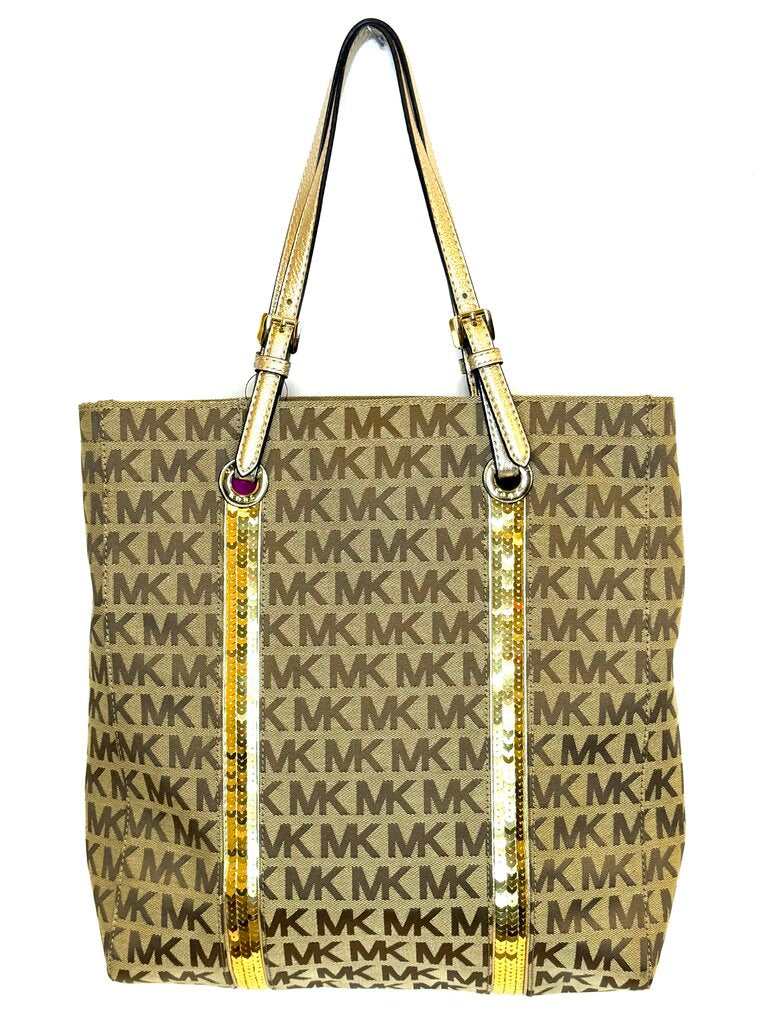 Michael Kors Sequin Stripes Tote
