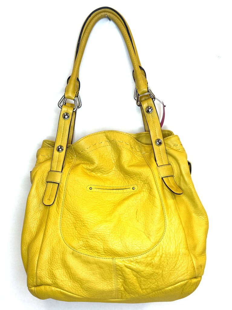 B. Makowsky Pebbled Leather Shoulder Purse