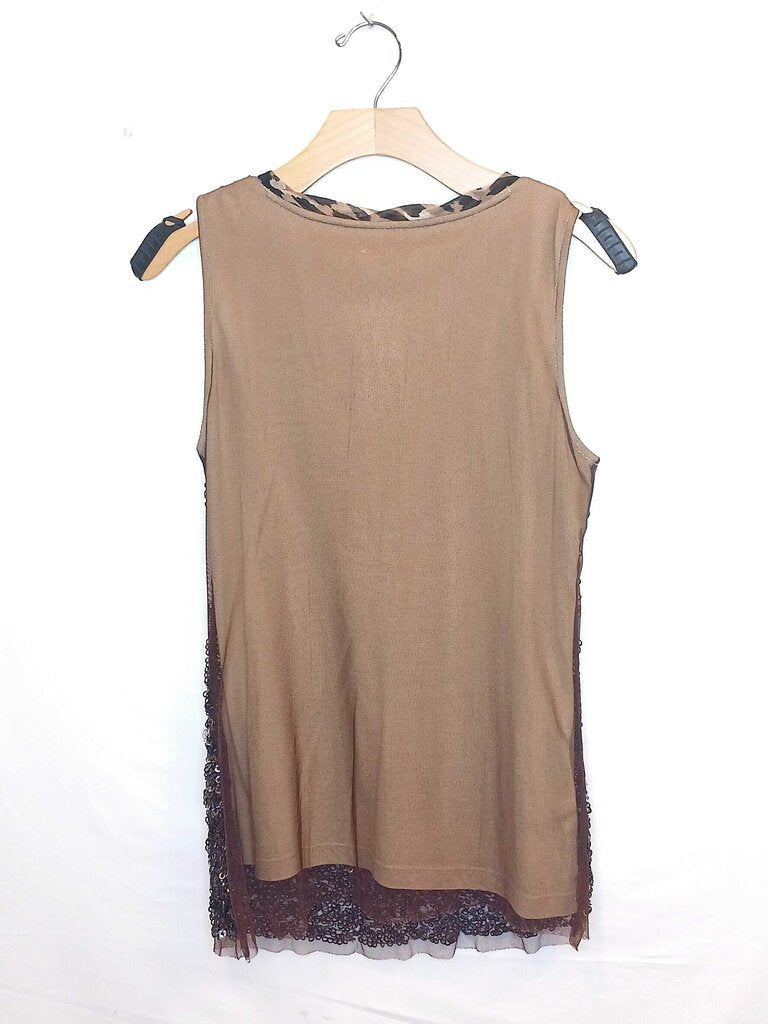 Chicos Sleeveless Sequence Top
