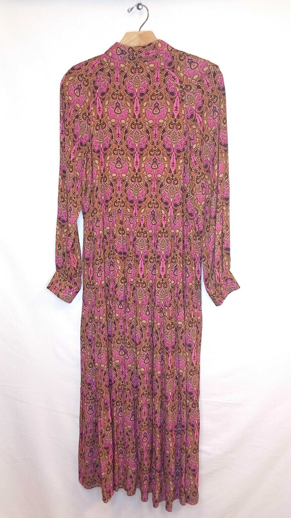 A Loves A Patterned Cropped Sleeve Maxi Dress