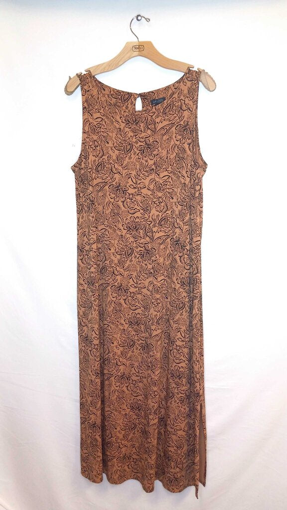 J Jill Patterned Sleeveless Maxi Dress