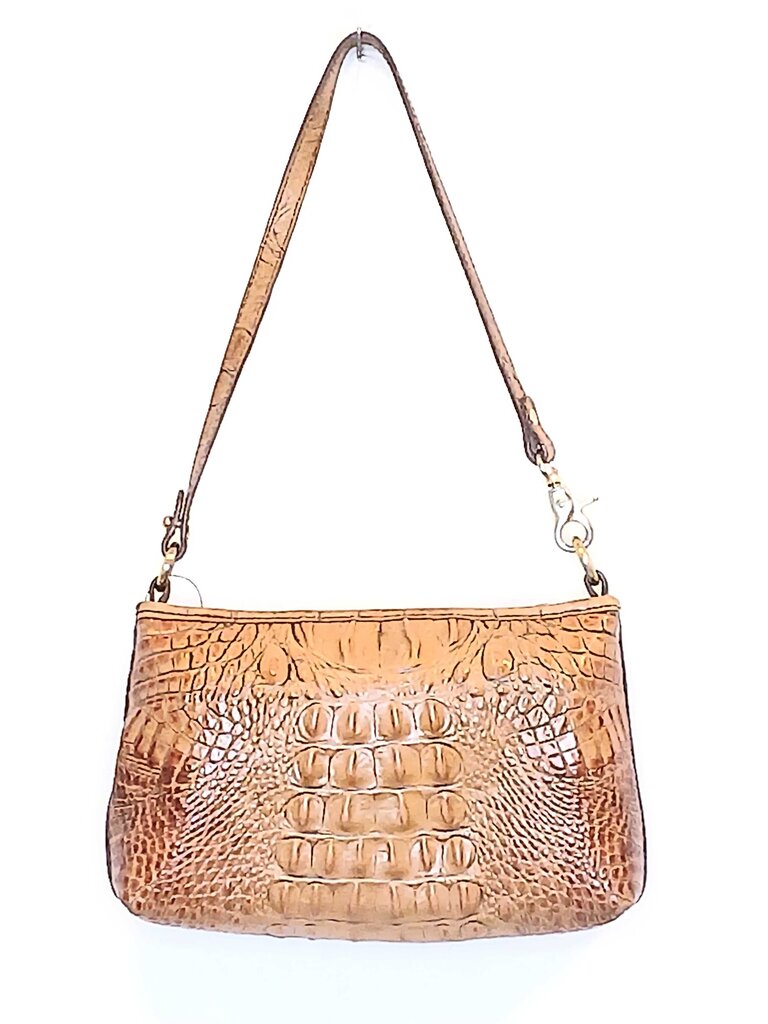 Brahmin Croc Embossed Mini Shoulder Bag