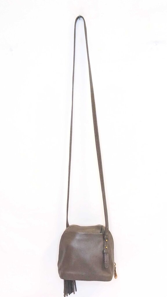 Hobo Pebbled Leather Crossbody With Fringe