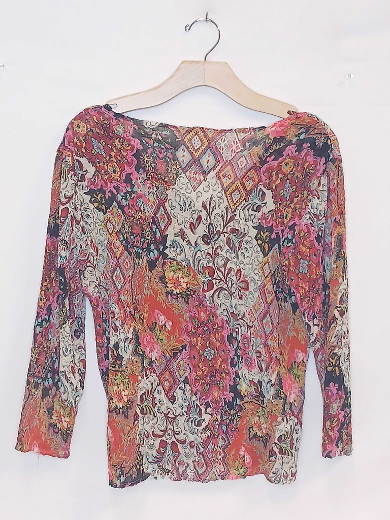 Alberto Makali Long Sleeve Patterned Top