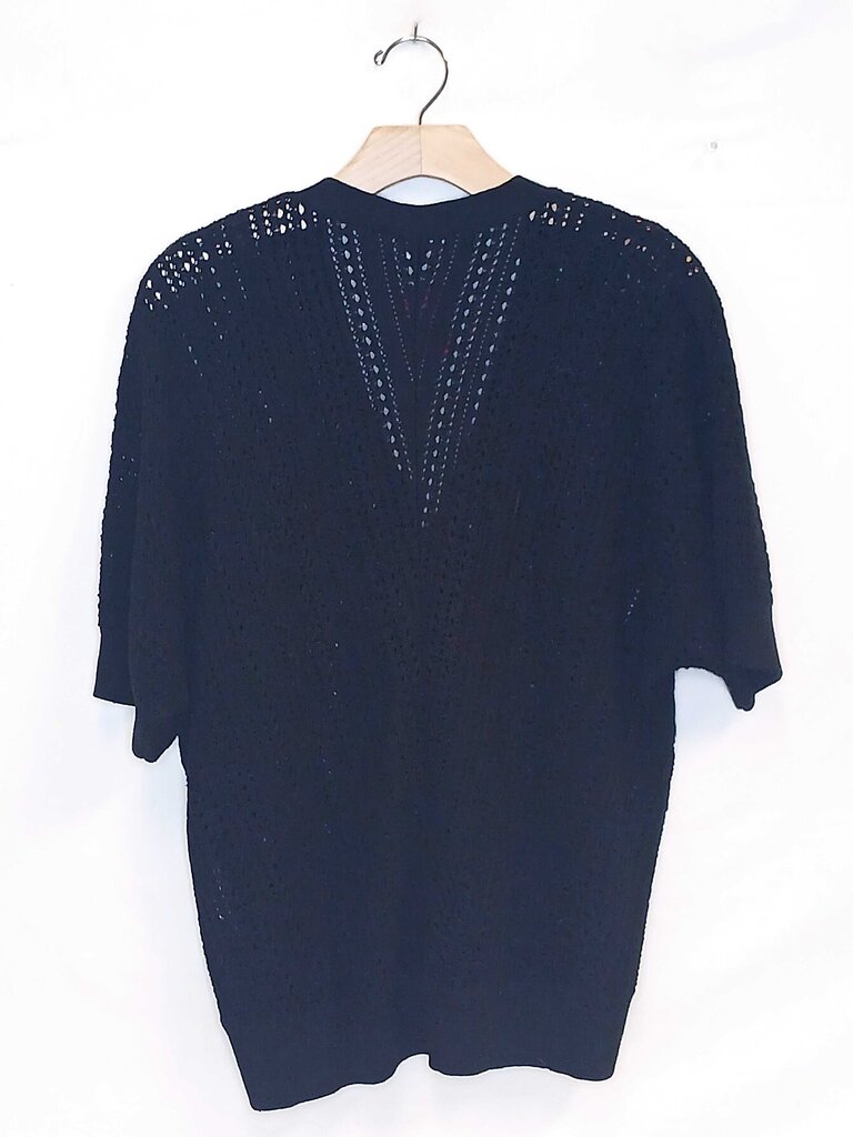 Chicos Short Sleeve Knitted Button Cardigan