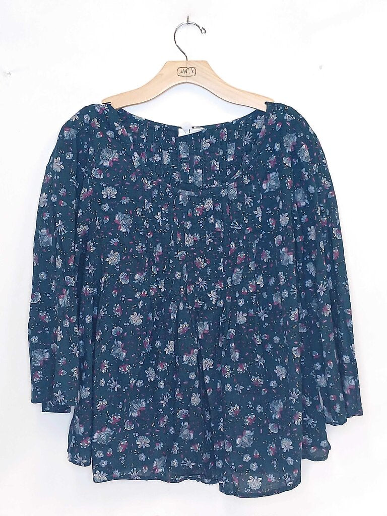 J Jill Bell Sleeve Patterned Top