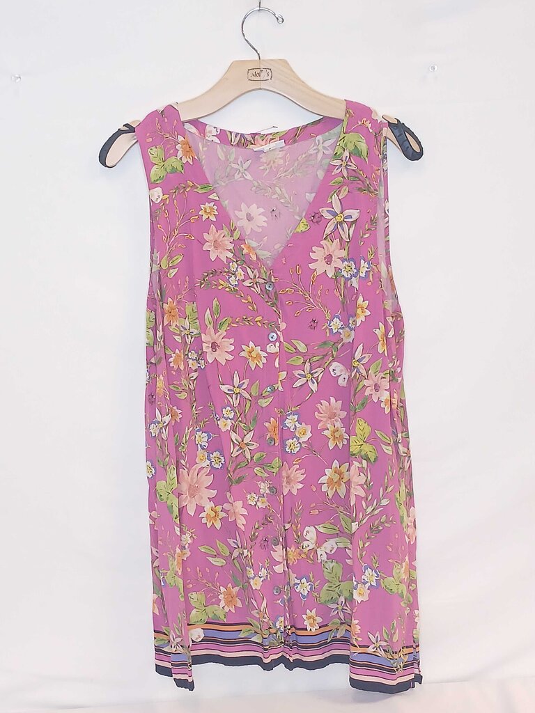 Sleeveless Button Up