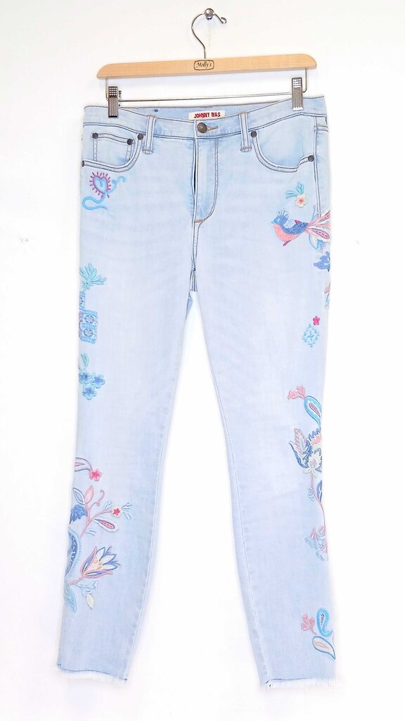 Johnny Was Embroidered Jeans