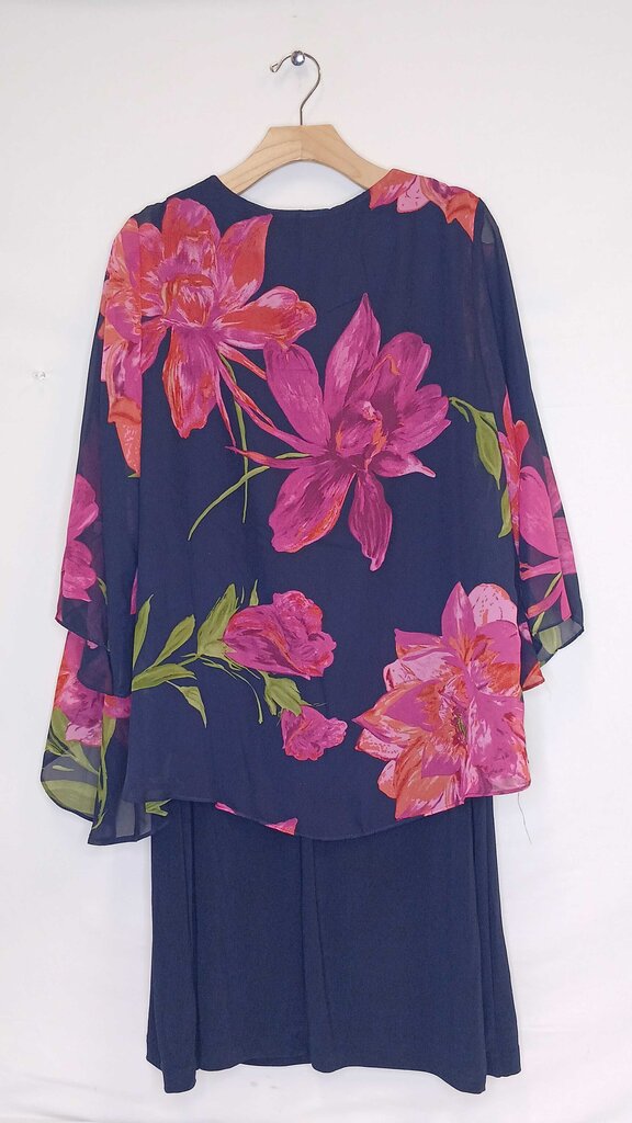 Tiana B Mid Length Dress + Cardigan