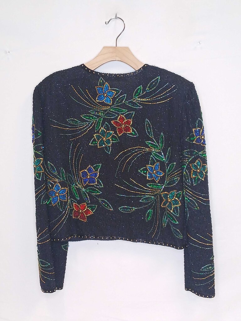 Scala Long Sleeve Beaded Jacket