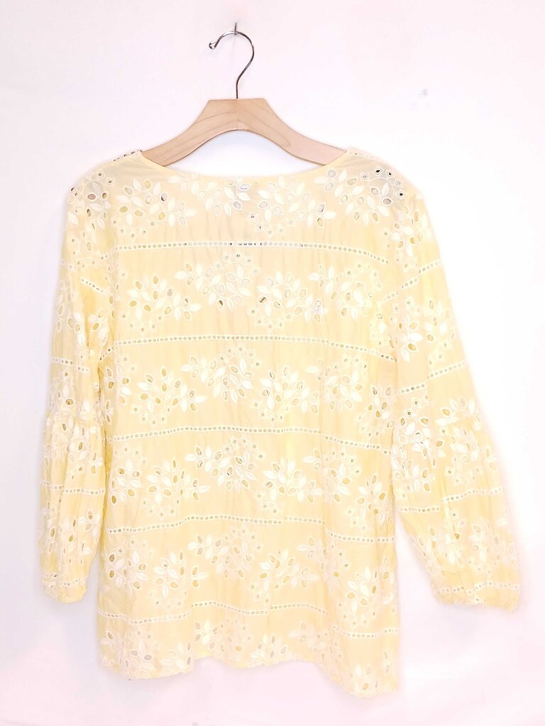 Chicos Beaded Collar Top