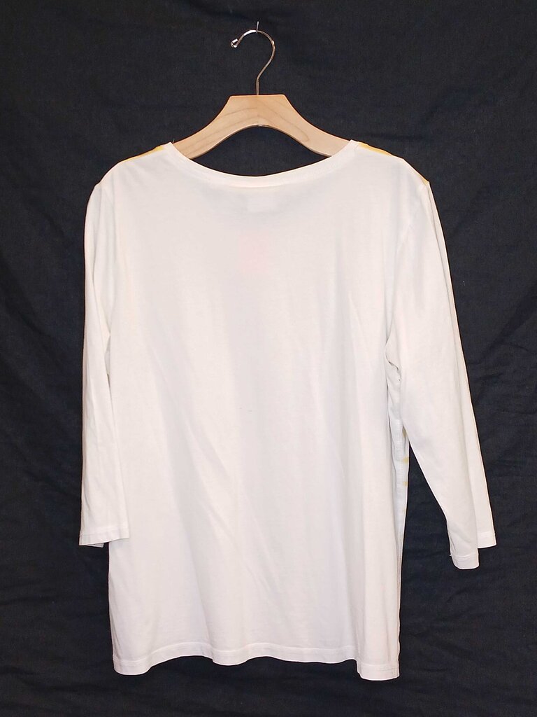 Chicos 3/4 Sleeve Striped Shirt