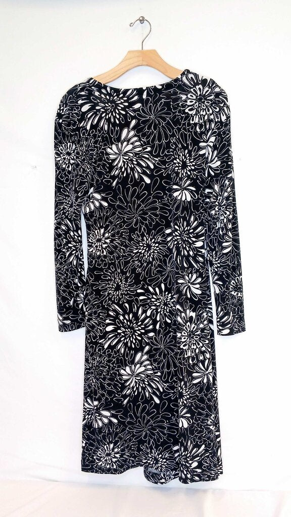 Chicos Long Sleeve Wrap Dress